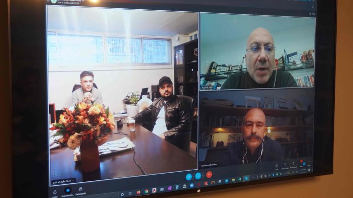 جلسه نشست طرح تو طرح با داوران و کارفرمای پروژه پلازو