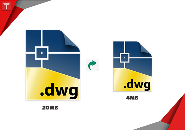 چگونه حجم فایل ها را در اتوکد کاهش دهیم؟ | روش های کاهش حجم فایل DWG