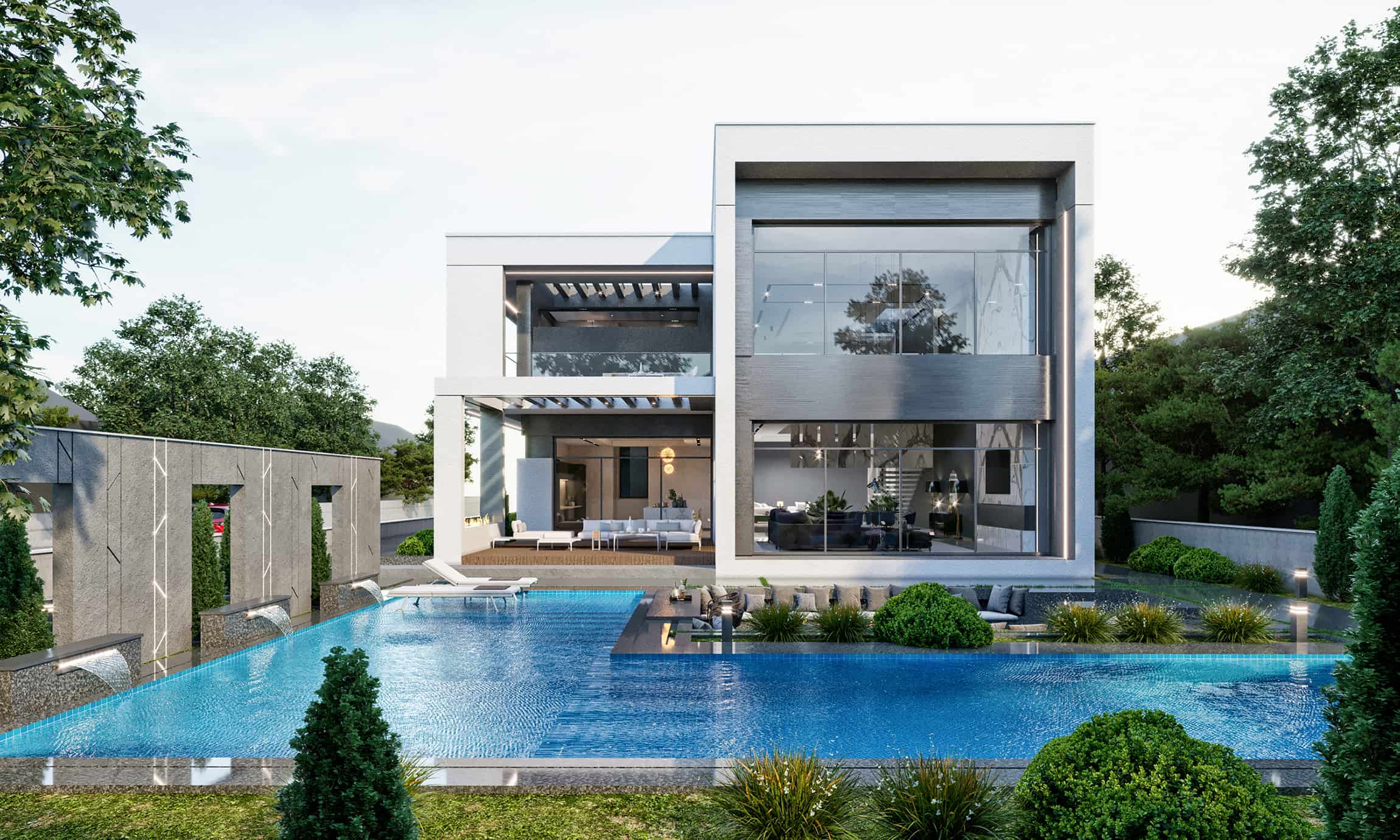 طراحی ویلا مدرن