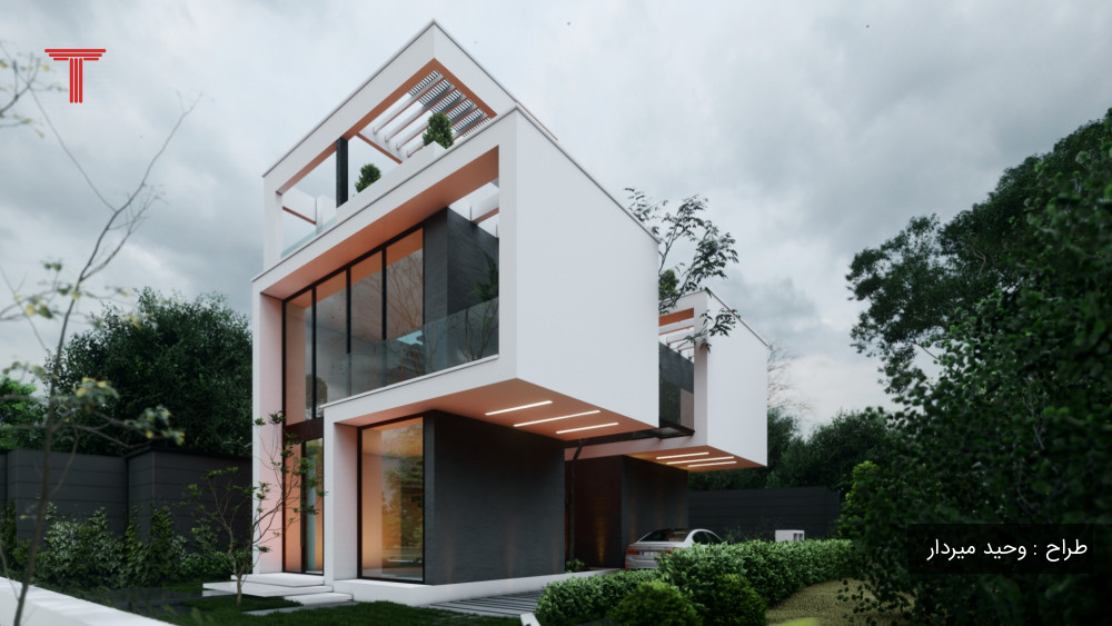طراحی ویلا مدرن زیبا و شیک