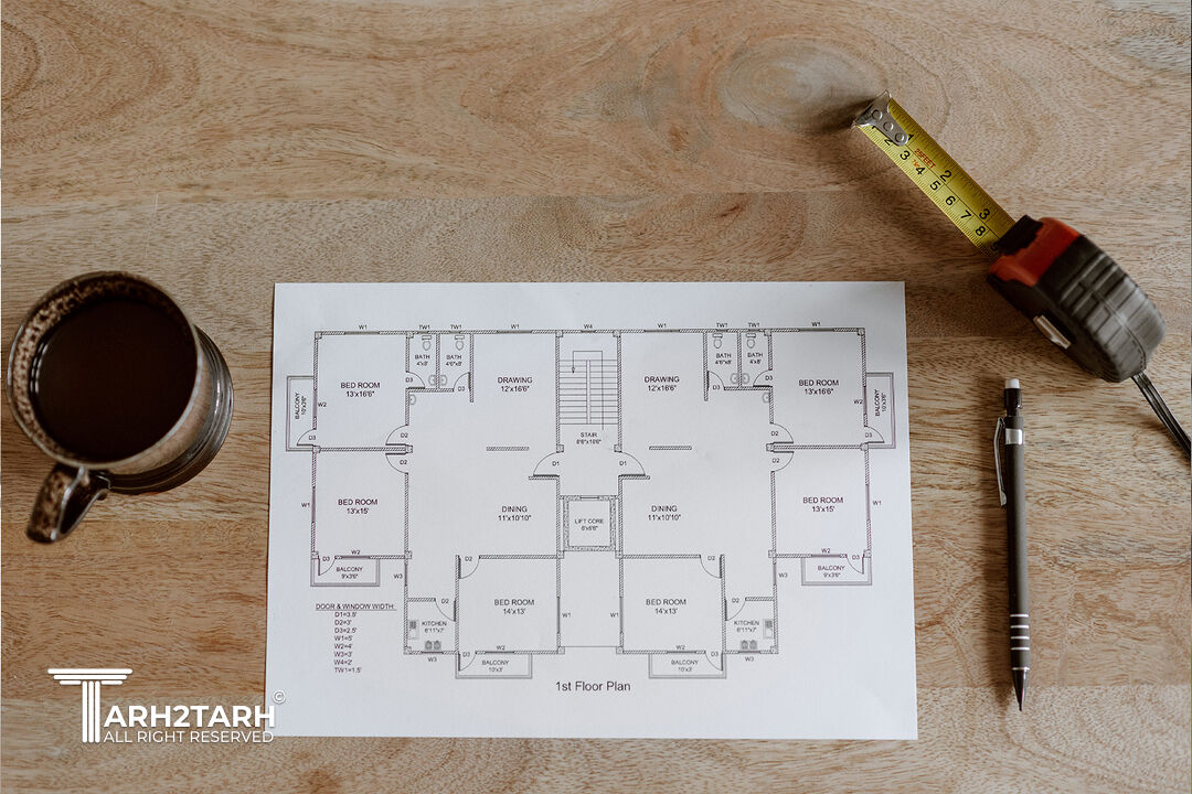 ابعاد و اندازه ملک