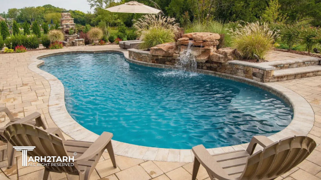 طراحی استخر مدرن