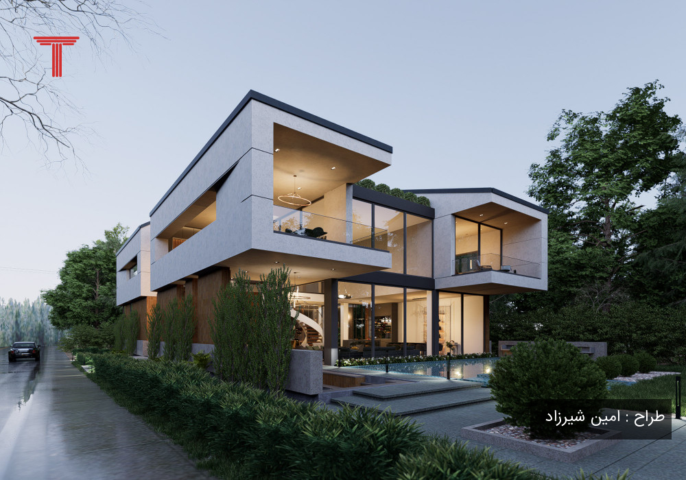 طراحی ویلا مدرن