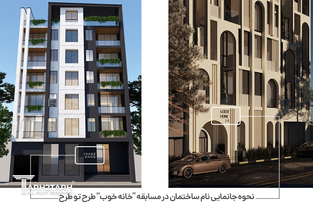 جانمایی نام ساختمان