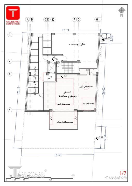 پلان زیرزمین 3-