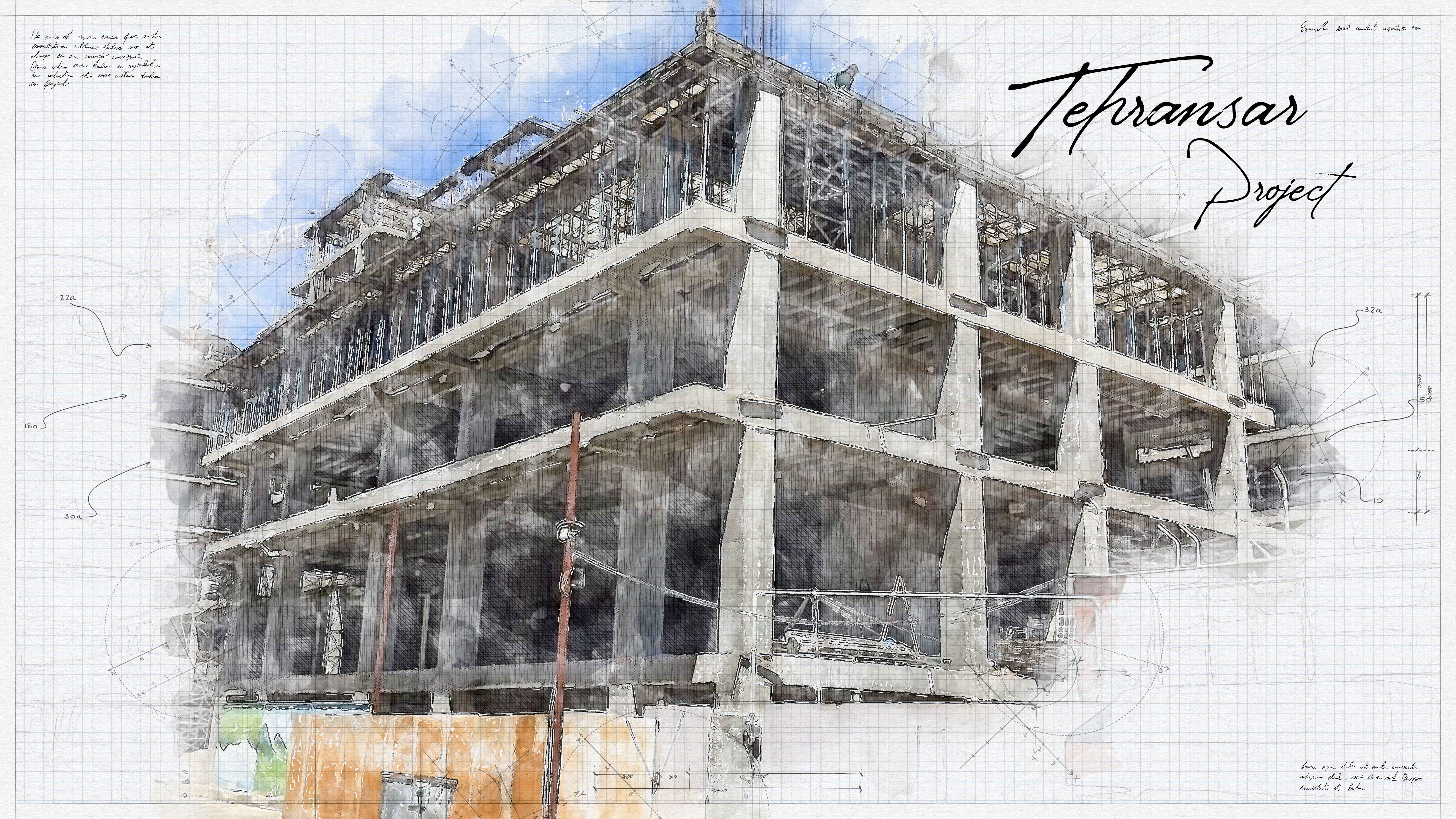 طراحی پلان مجتمع مسکونی تهرانسر