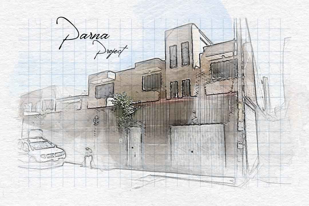 طراحی ساختمان مسکونی پرنا