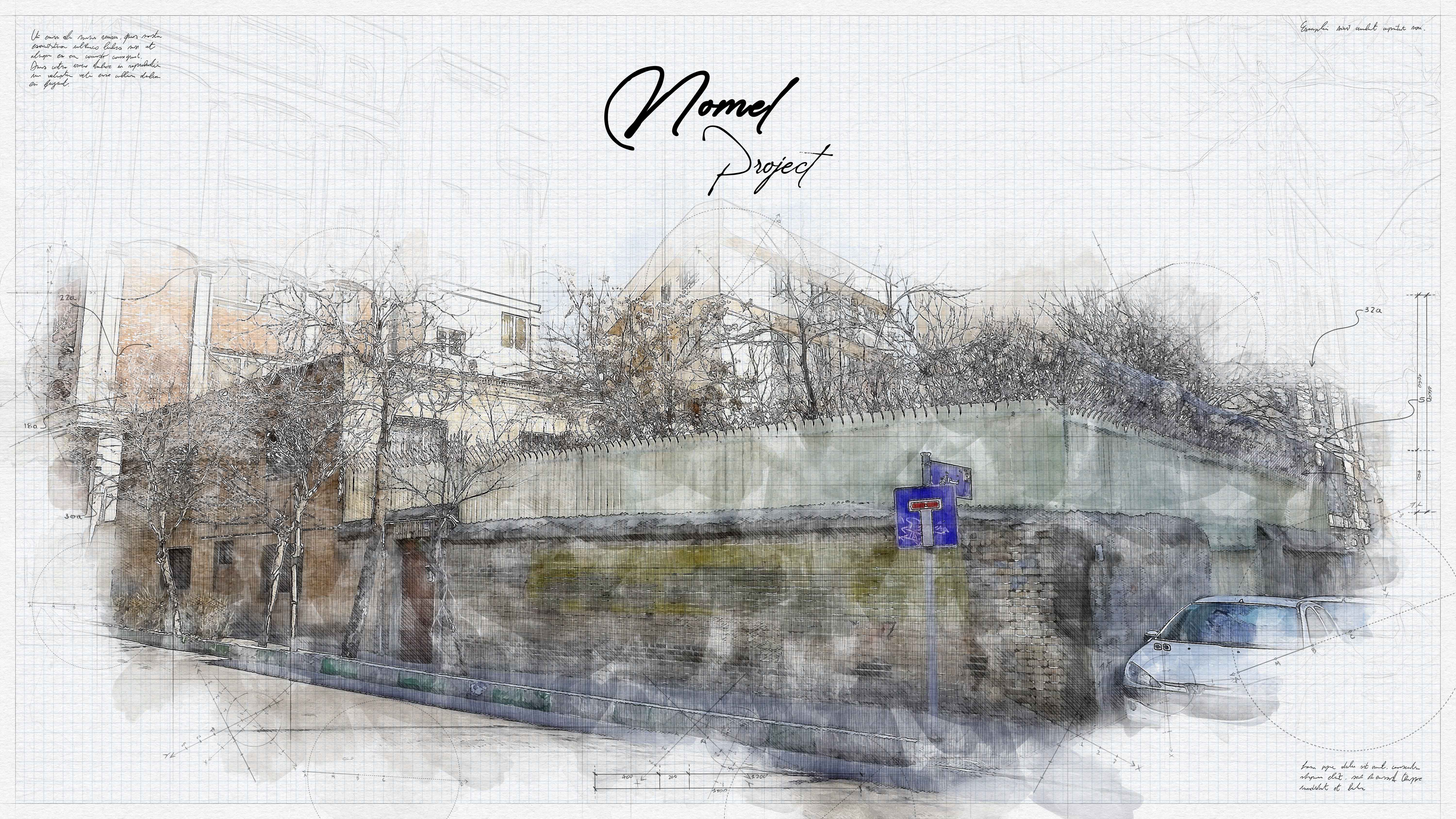 طراحی پلان و نما ساختمان نومل