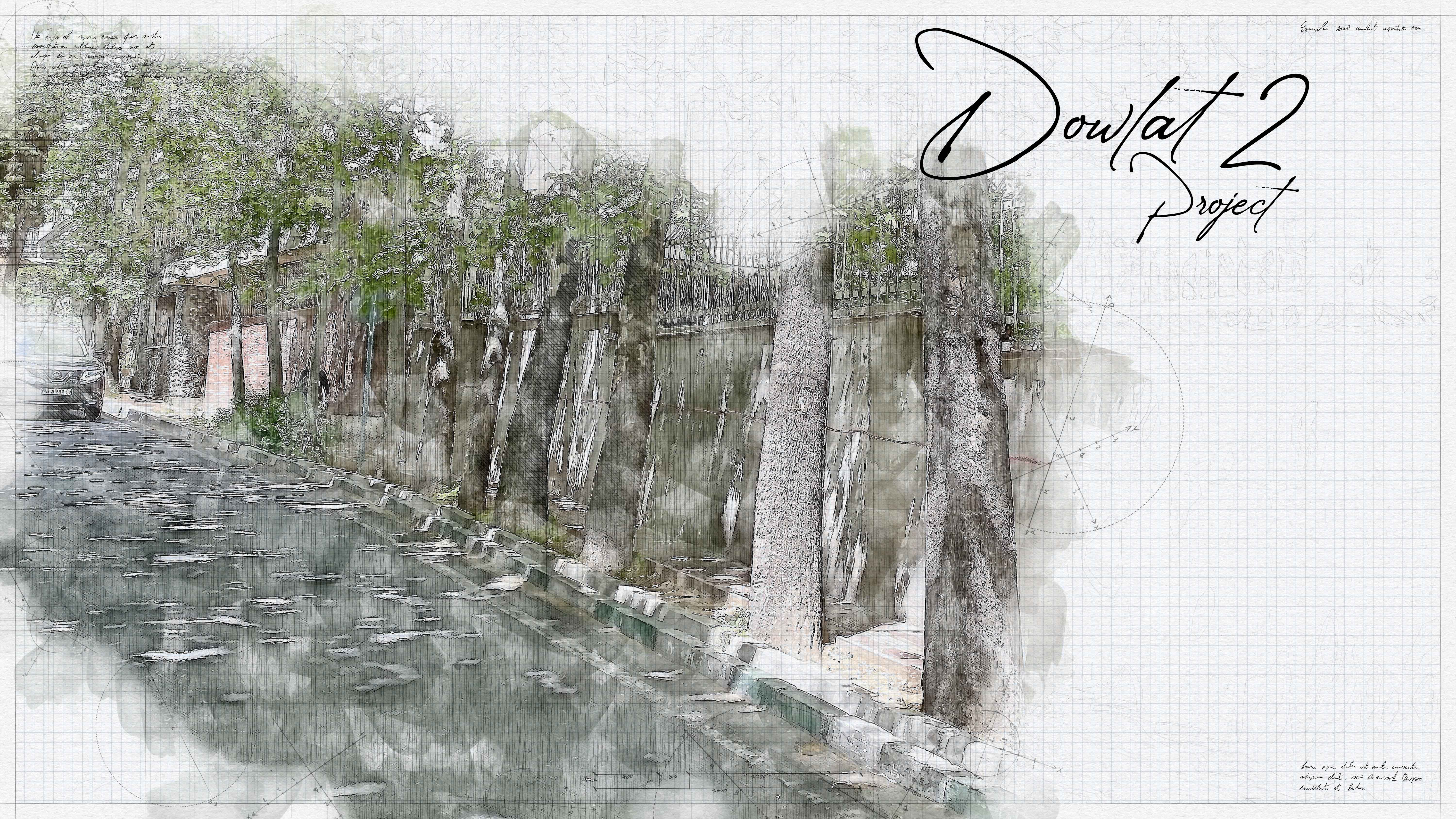 طراحی پلان ساختمان مسکونی دولت-2