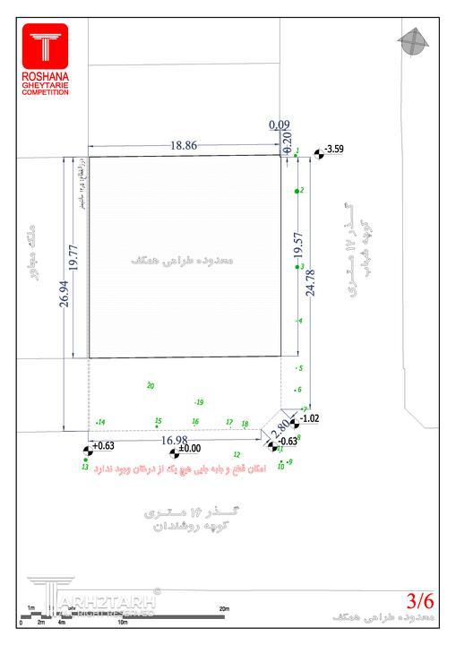 محدوه طراحی همکف