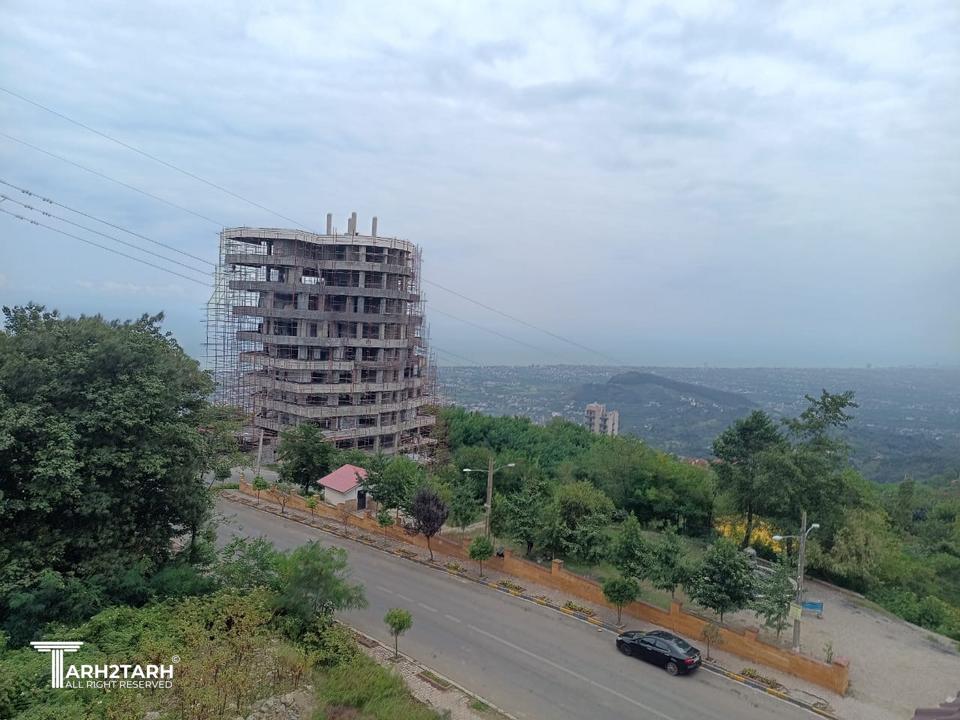 تصویر از بام همسایه 4 طبقه شرقی
