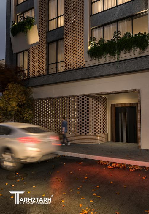 طرح نمای شمالی (ورودی)