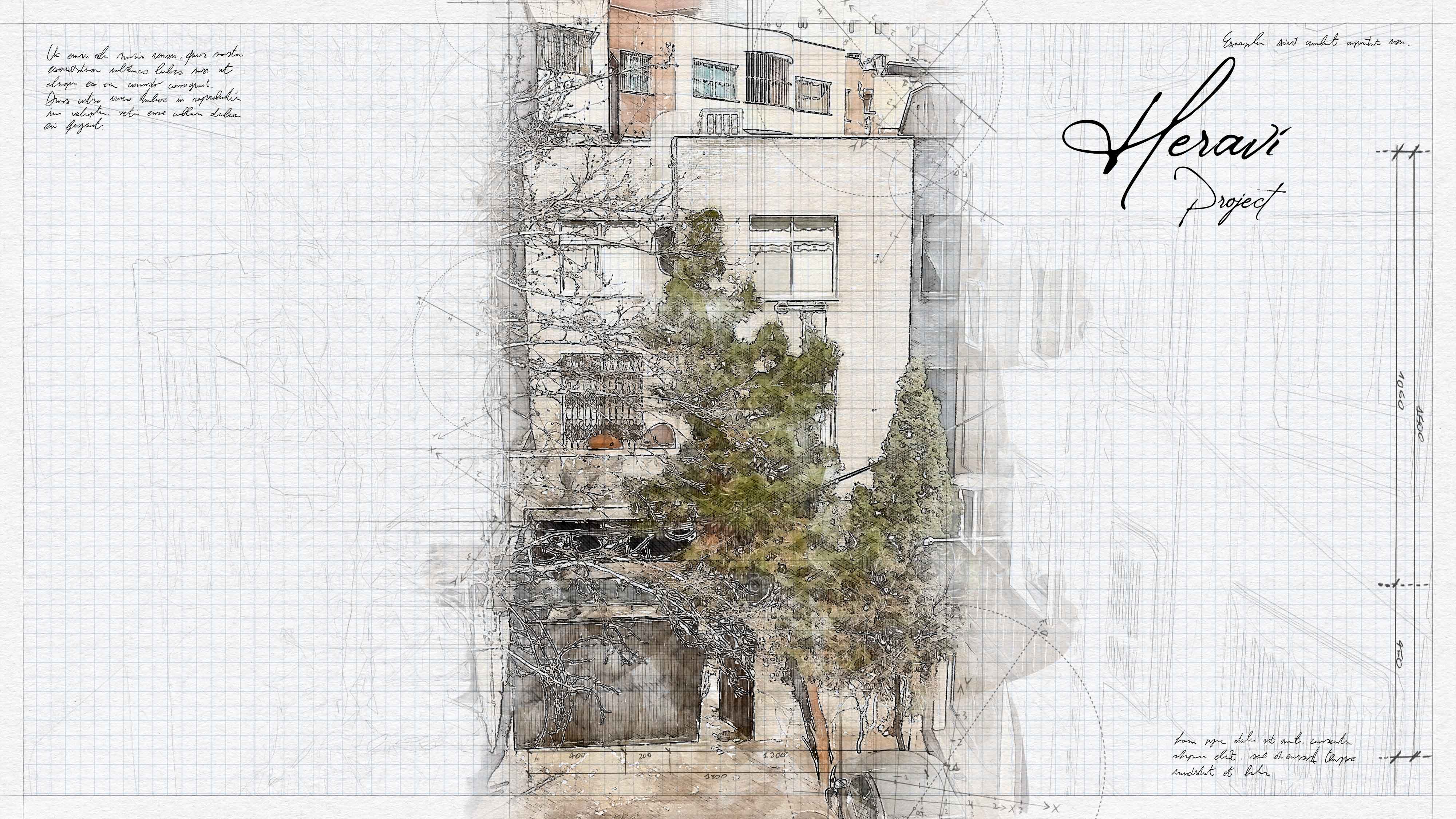 طراحی مجتمع مسکونی هروی