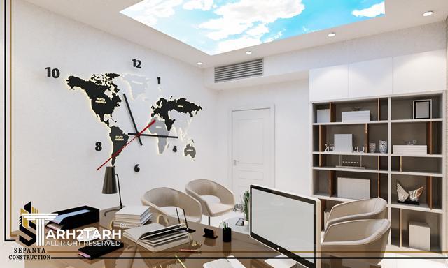 طراحی داخلی دفتر وکالت