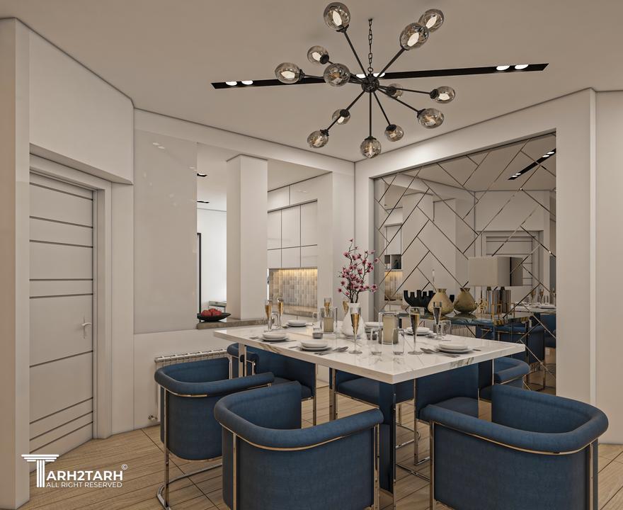 طراحی داخلی ویلای دوبلکس