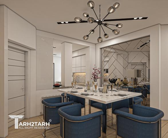 طراحی داخلی ویلای دوبلکس