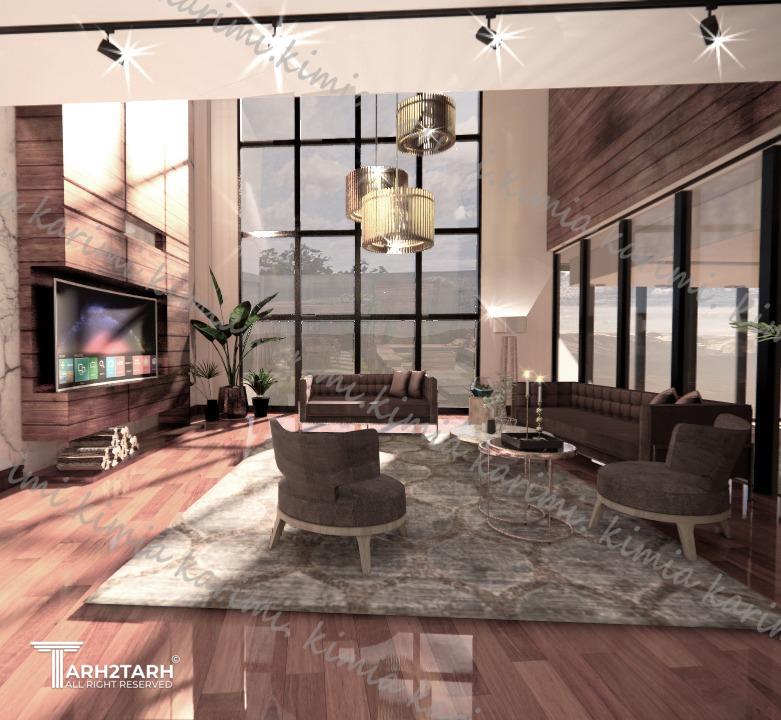 طراحی داخلی ویلا سولقان