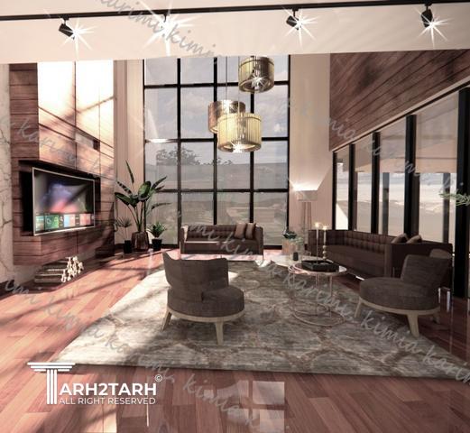 طراحی داخلی ویلا سولقان