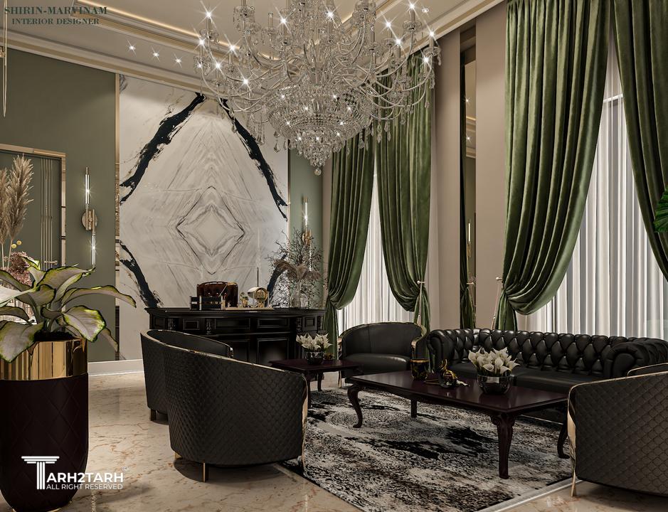 طراحی اتاق مدیریت متناسب با رنگبندی سازمانی مجموعه