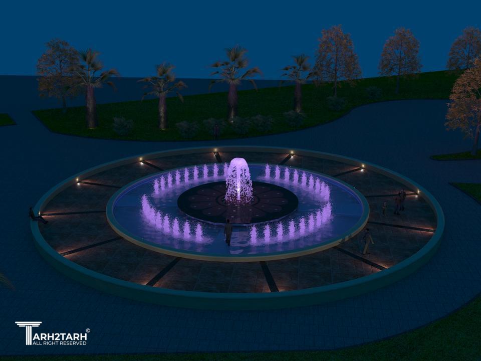 طراحی آبنمای سطح خشک