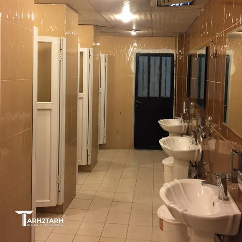 بازسازی سرویس‌های بهداشتی تالار عروسی