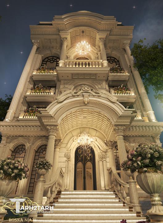 طراحی نمای کلاسیک 
