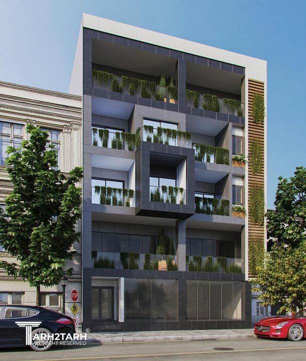 آلترناتیو نهایی نمای پشتی (رو به دریا)