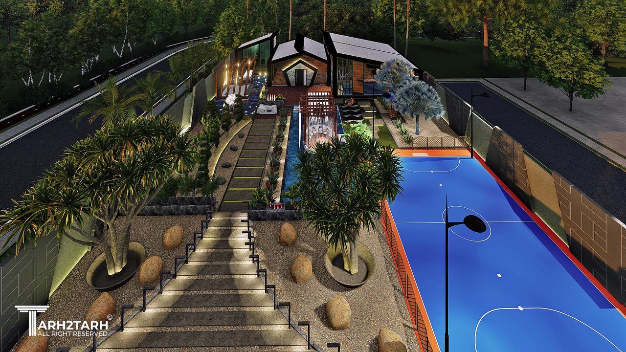 لند اسکیپ .طراحی ویلا