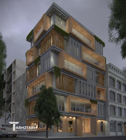 طراحی نمای مدرن { باکس چوبی }