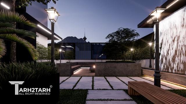 روف گاردن ساختمان اتنا