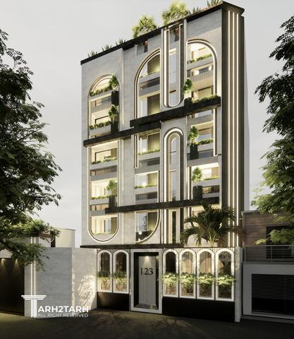 طراحی نما ی ساختمان مهر تهران