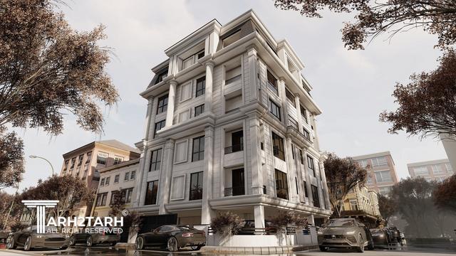 طراحی نما نئوکلاسیک نمک آبرود