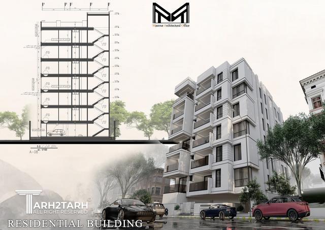 طراحی مجتمع مسکونی عباس آباد