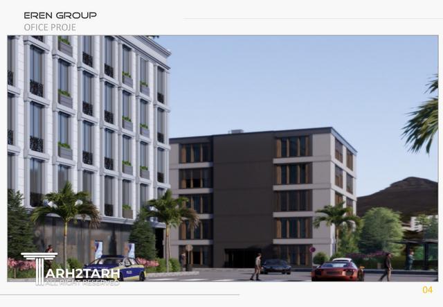 طراحی نما و پلان اداری