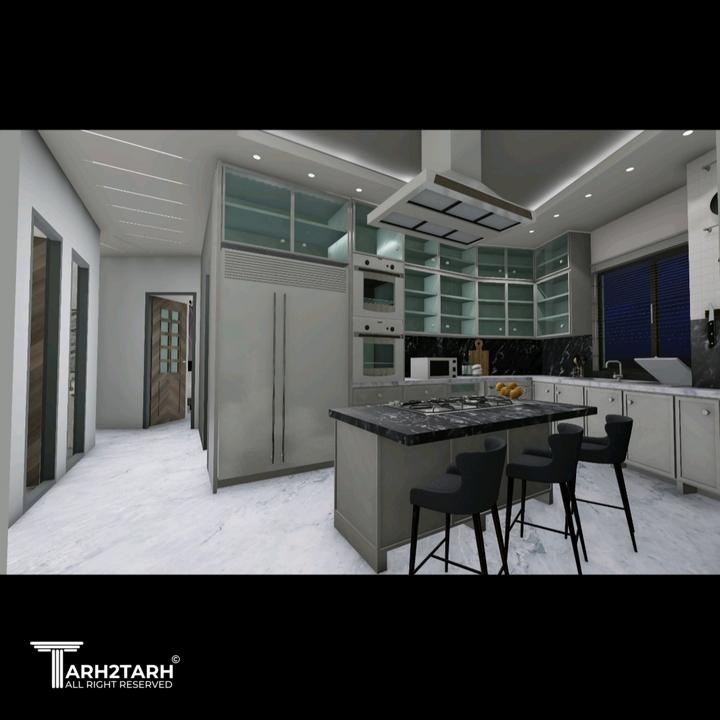 آشپزخانه واحد درکه