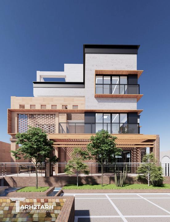نمای ساختمان - گزینه 2