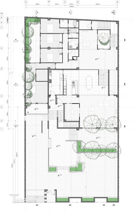 پلان طبقه همکف