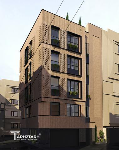 طراحی نما ساختمان آطاهریان