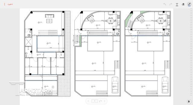 خانه ای زمین پناه با حیاط مرکری