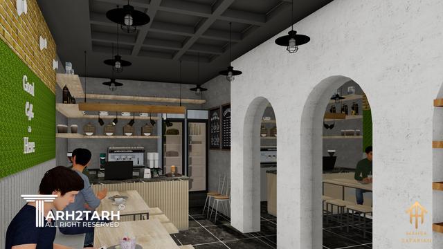 طراحی کافه شاهو