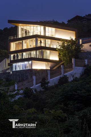 طراحی ویلای چوبی