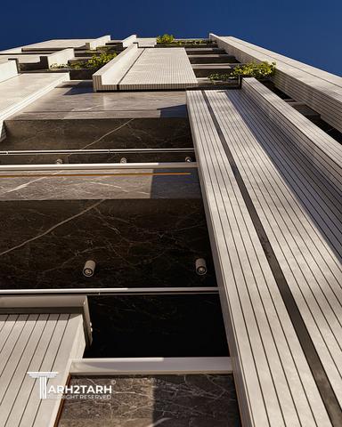 طراحی نما ساختمان شفیع نژاد