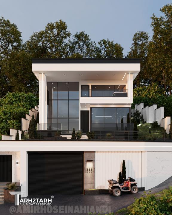 ویلای دوبلکس با سازه ال اس اف