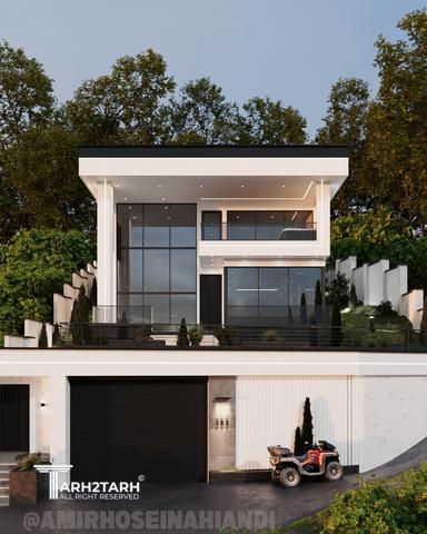 ویلای دوبلکس با سازه ال اس اف