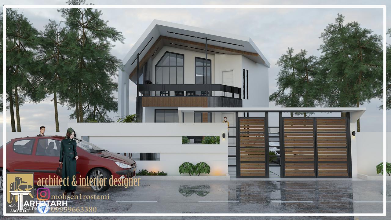 طراحی ویلای خانه دریا