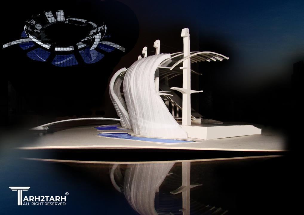 استادیوم 15000 نفره بندر انزلی با کانسپت گل نیلوفر آبی