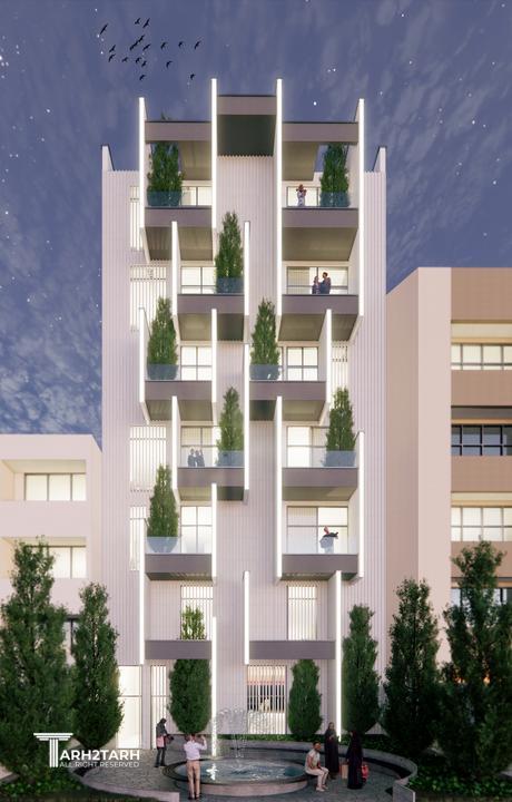 نمای جنوبی شب (بلوک شمالی)