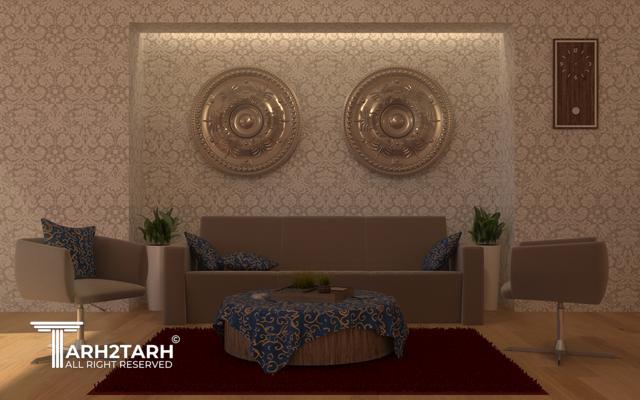 طراحی فضای نشیمن