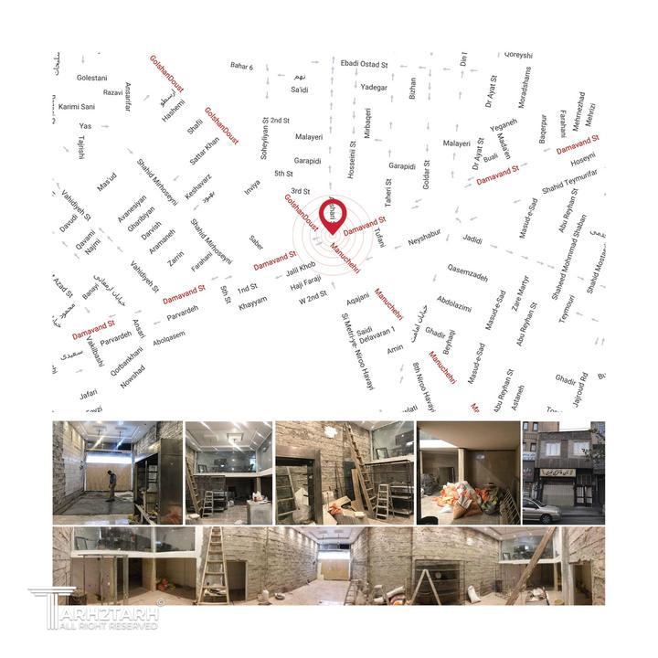 موقعیت و وضع موجود کافه نان نوری