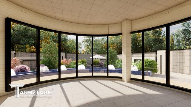 طراحی نمای ویلا-اردستان